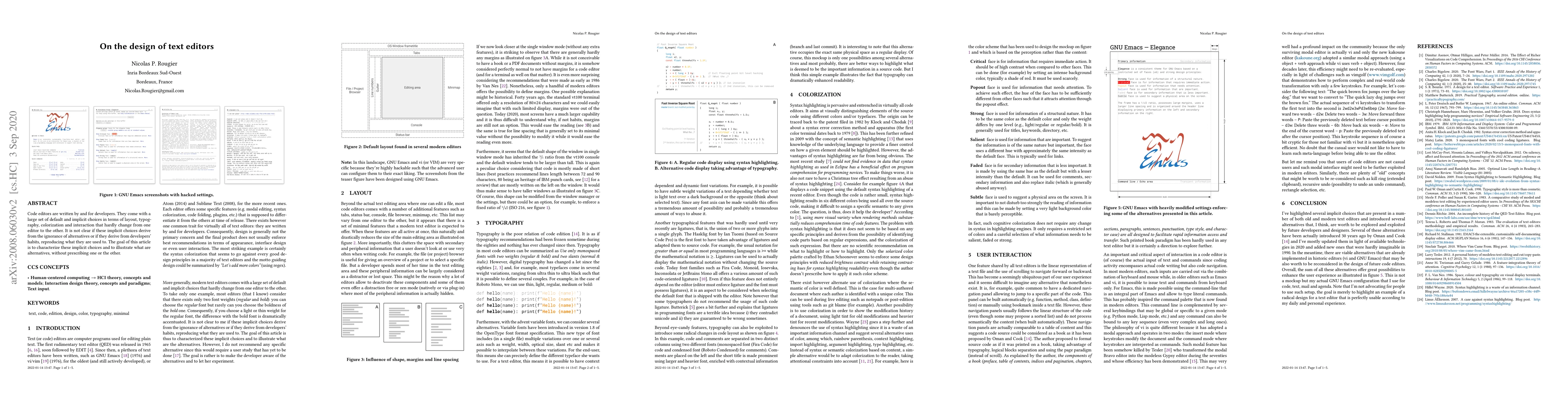 Thumbnail for On the design of text editors