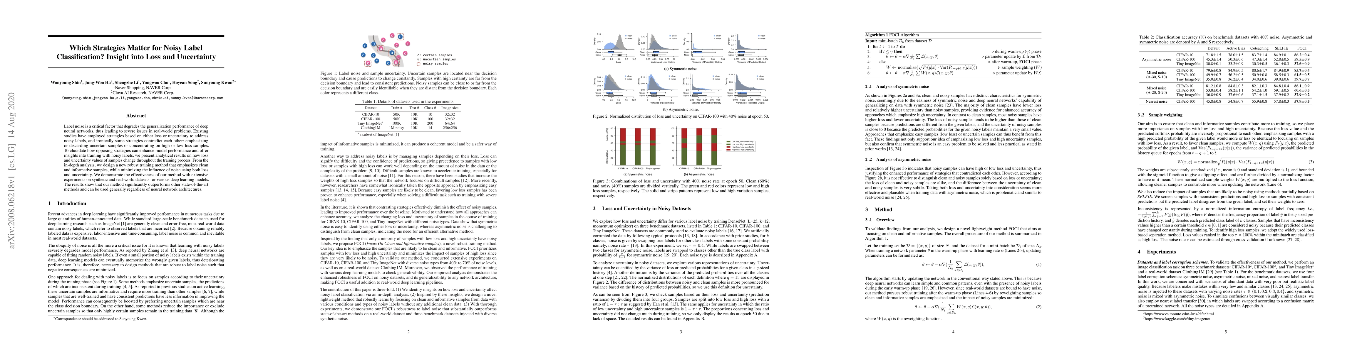 Thumbnail for Which Strategies Matter for Noisy Label Classification? Insight into
  Loss and Uncertainty
