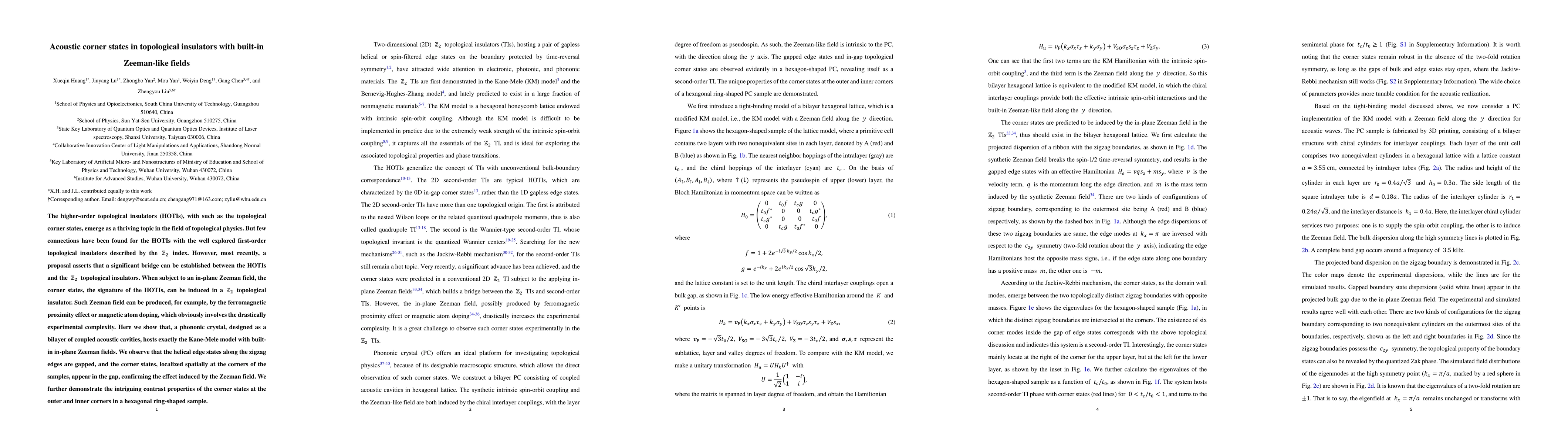 Thumbnail for Acoustic corner states in topological insulators with built-in
  Zeeman-like fields