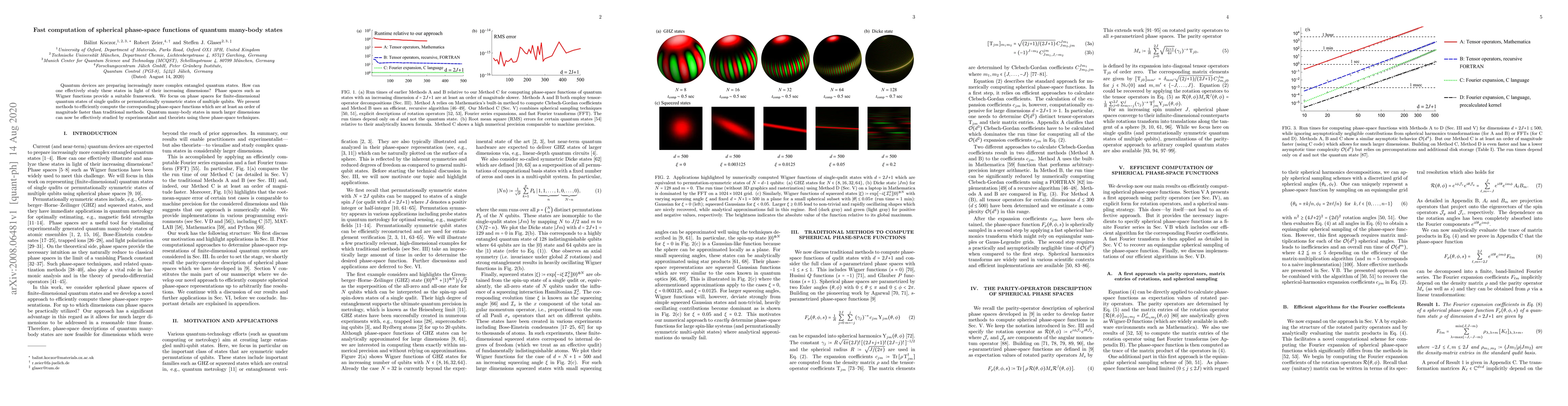 Thumbnail for Fast computation of spherical phase-space functions of quantum many-body
  states