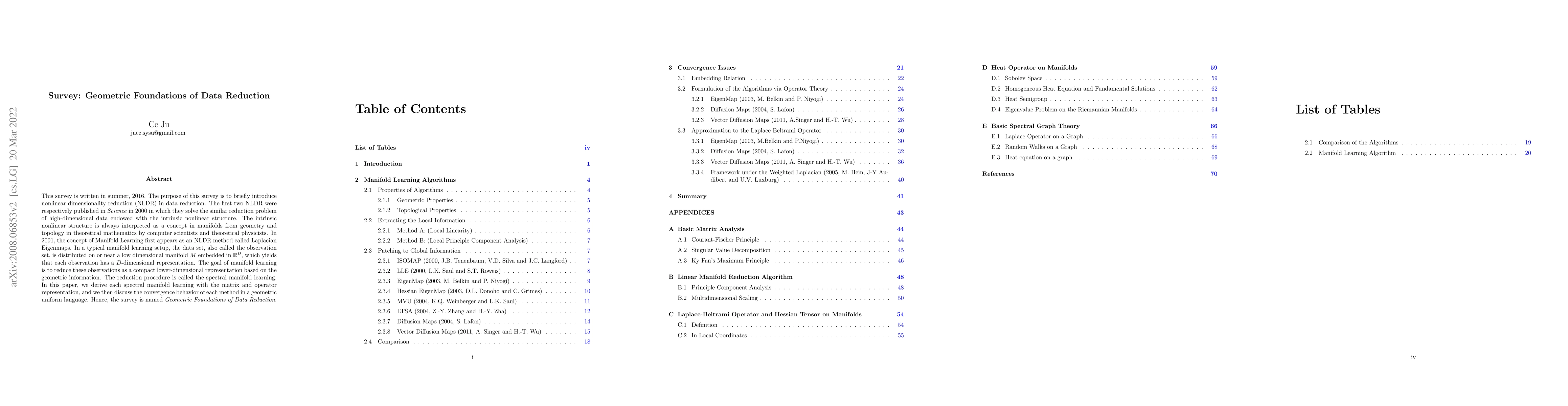 Thumbnail for Survey: Geometric Foundations of Data Reduction