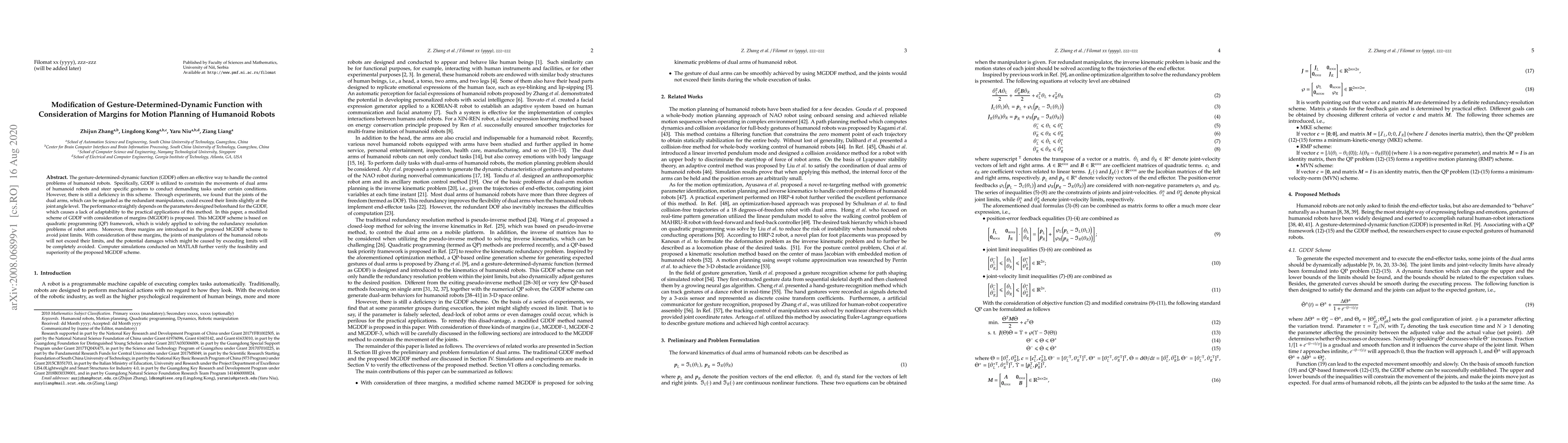 Thumbnail for Modification of Gesture-Determined-Dynamic Function with Consideration
  of Margins for Motion Planning of Humanoid Robots