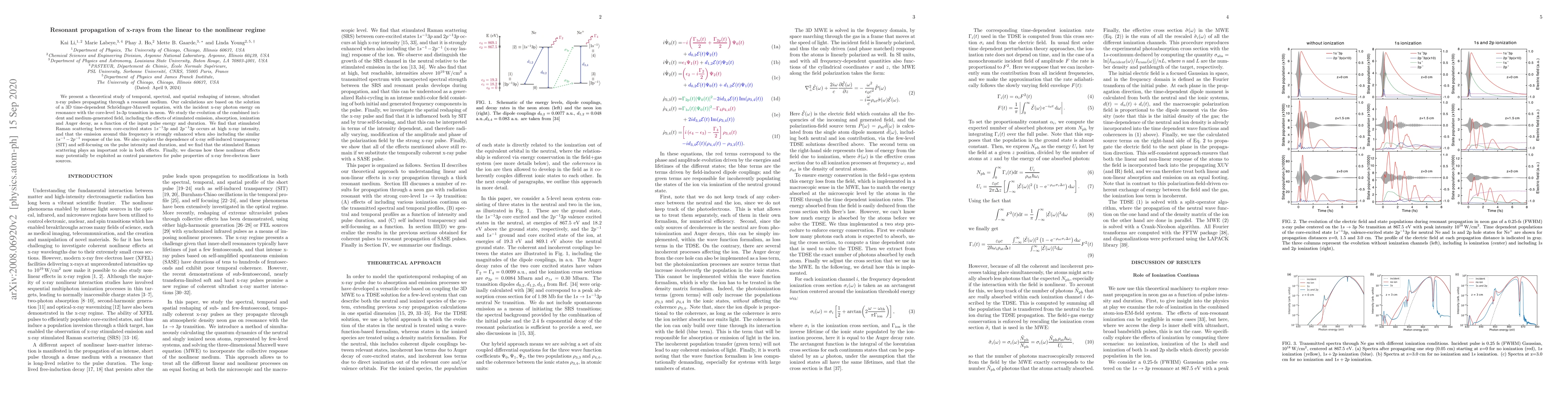 Thumbnail for Resonant propagation of x-rays from the linear to the nonlinear regime