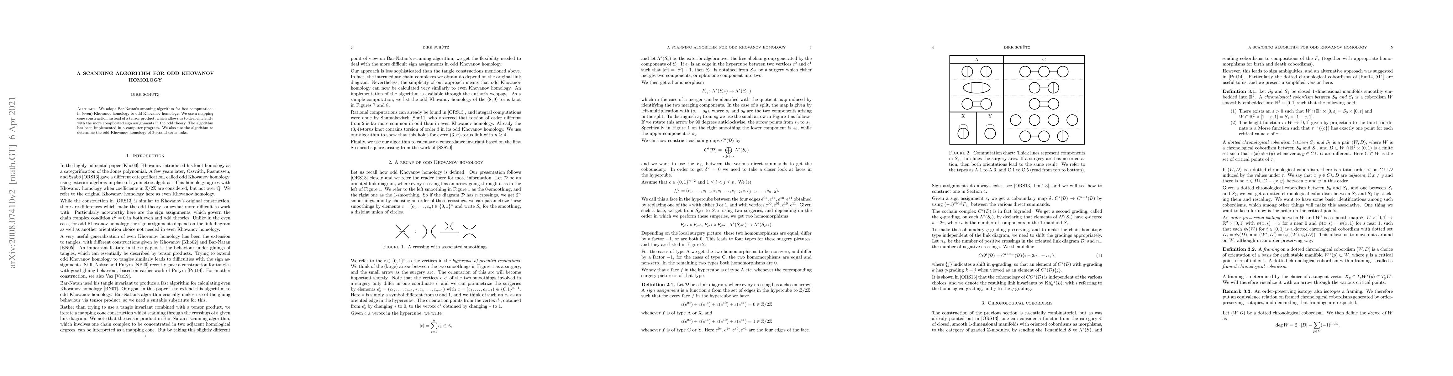 Thumbnail for A scanning algorithm for odd Khovanov homology