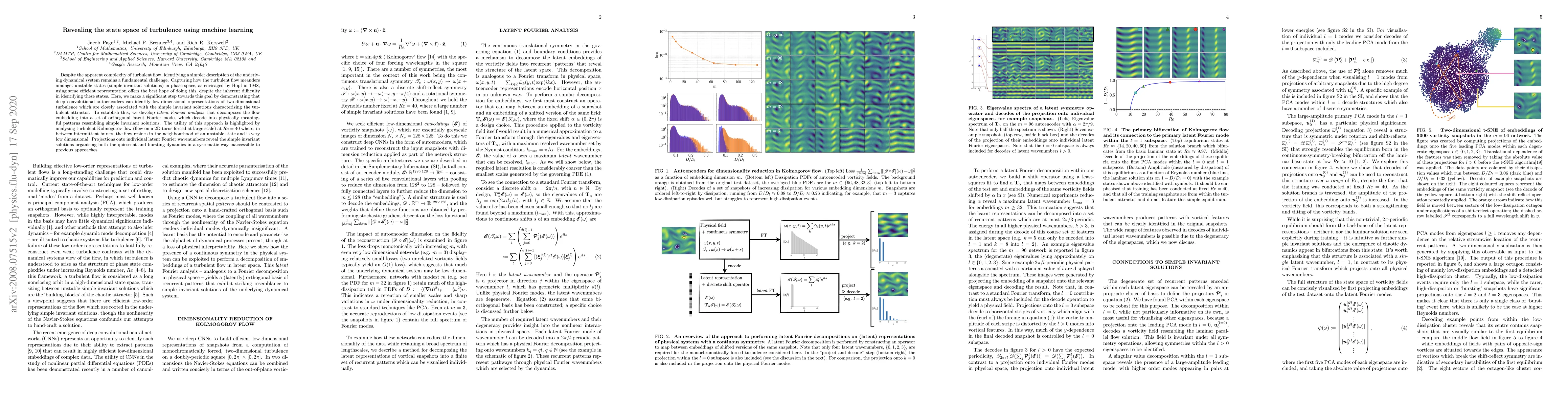 Thumbnail for Revealing the state space of turbulence using machine learning