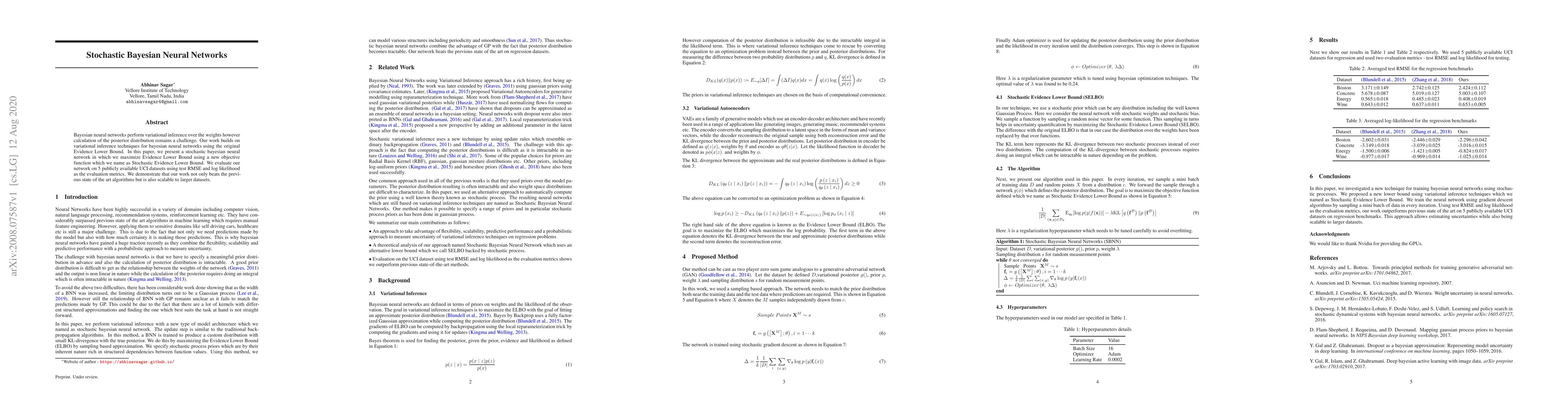 Thumbnail for Stochastic Bayesian Neural Networks