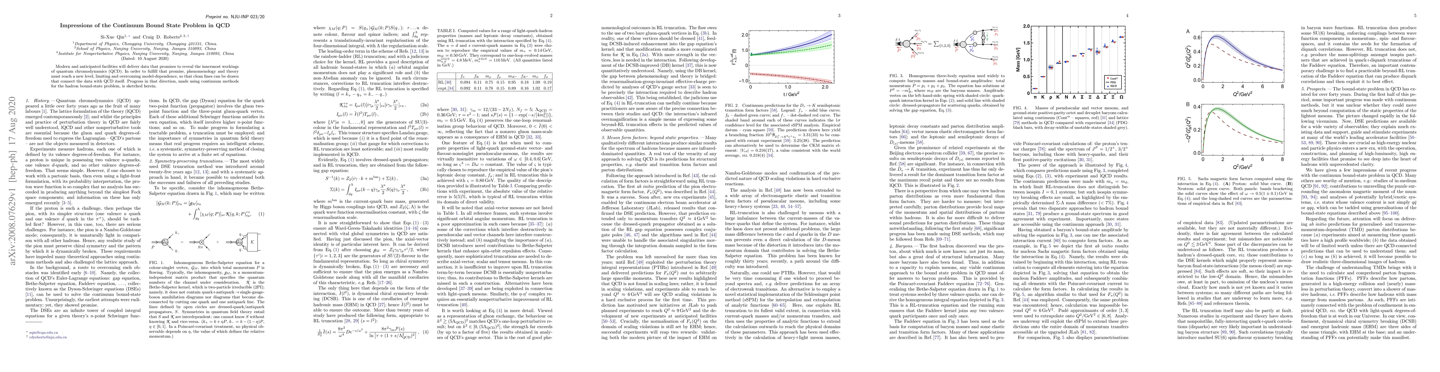 Thumbnail for Impressions of the Continuum Bound State Problem in QCD