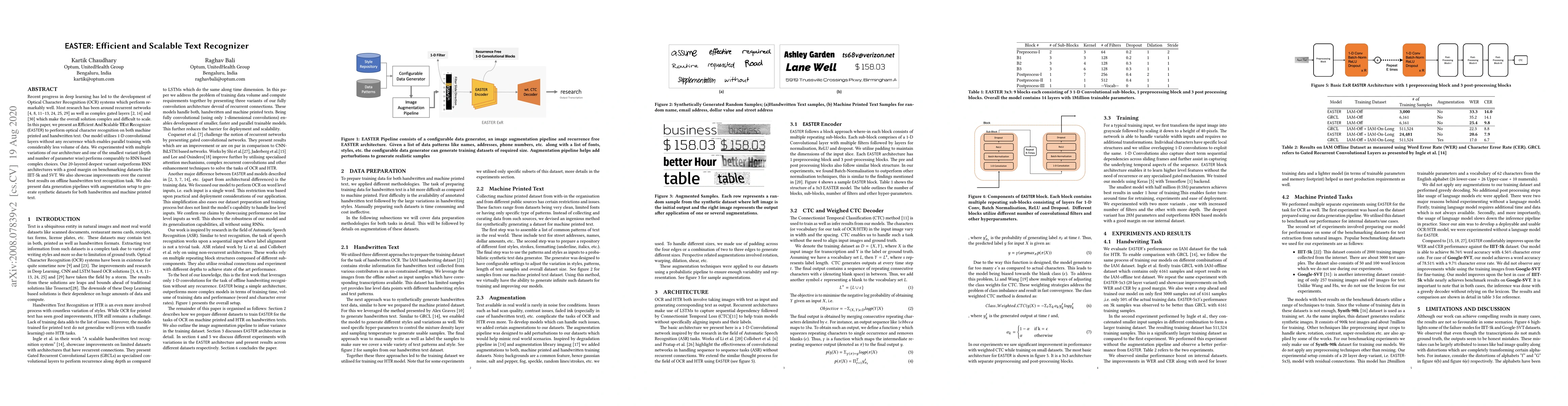 Thumbnail for EASTER: Efficient and Scalable Text Recognizer