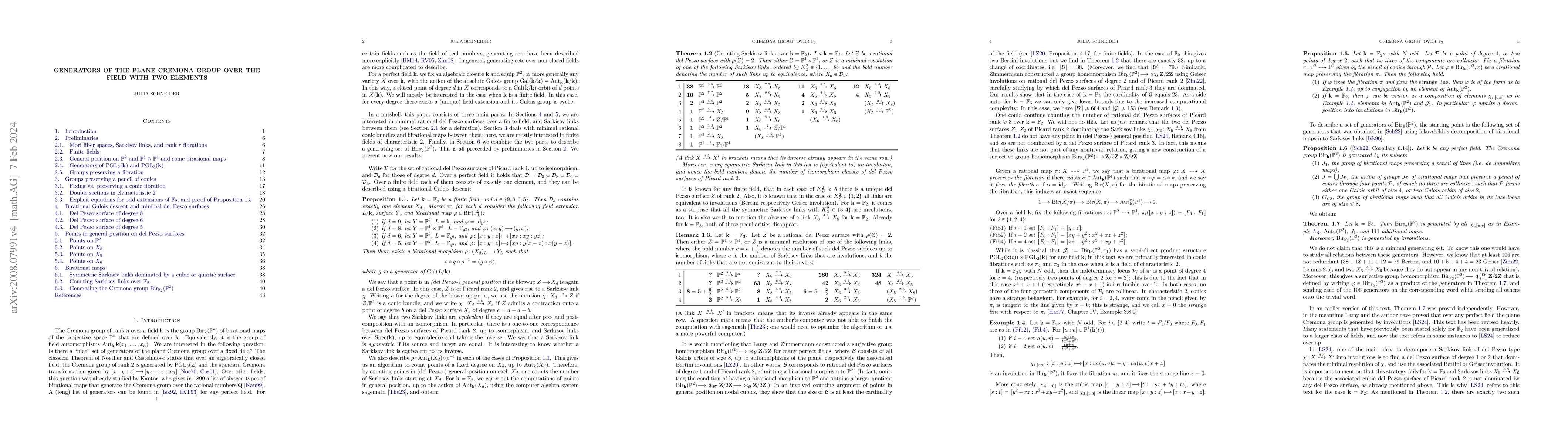 Thumbnail for Generators of the plane Cremona group over the field with two elements