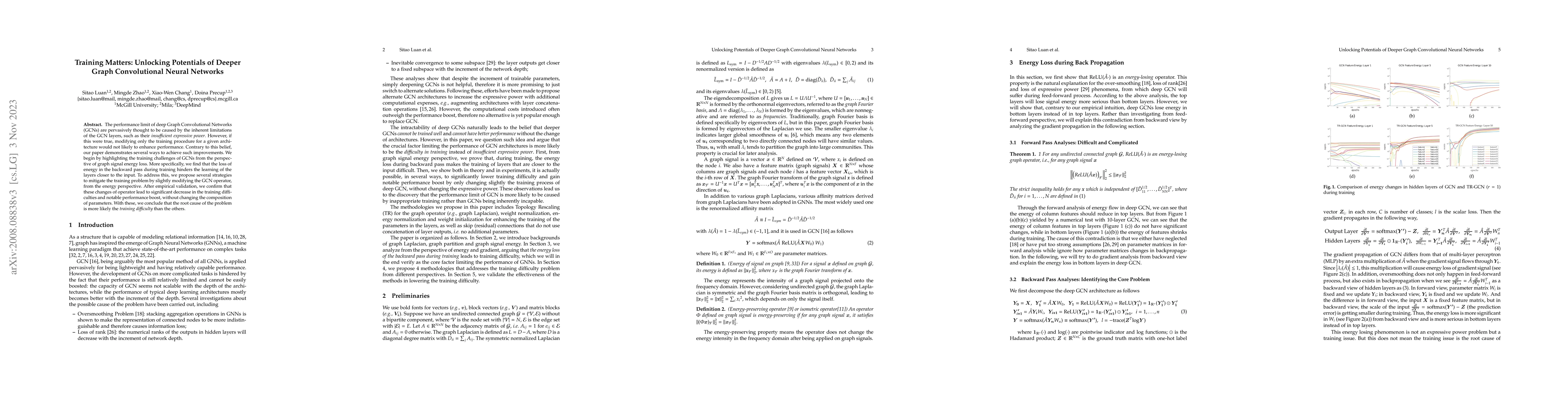 Thumbnail for Training Matters: Unlocking Potentials of Deeper Graph Convolutional
  Neural Networks