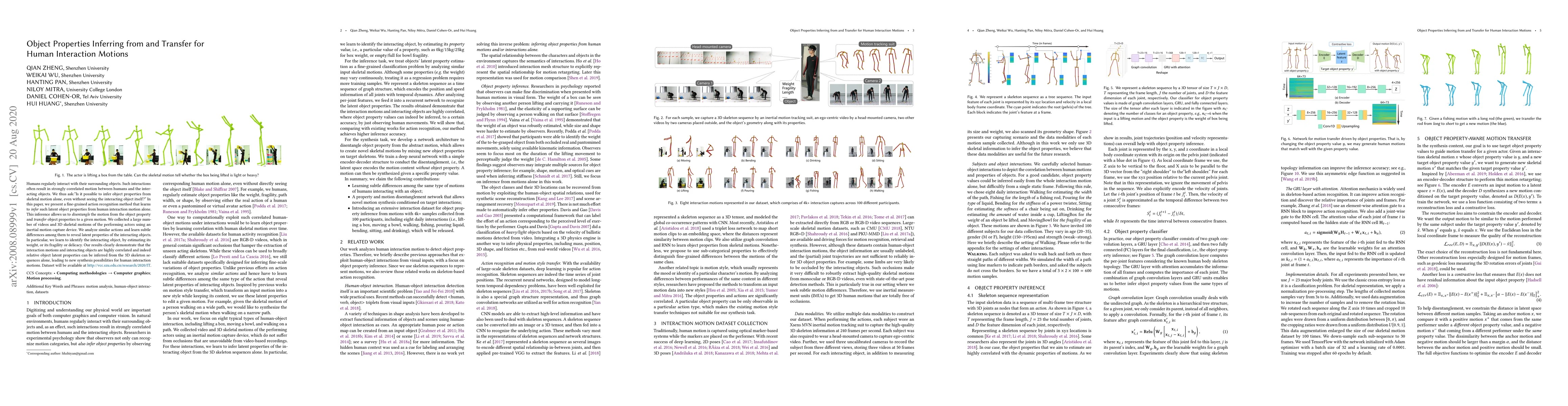 Thumbnail for Object Properties Inferring from and Transfer for Human Interaction
  Motions