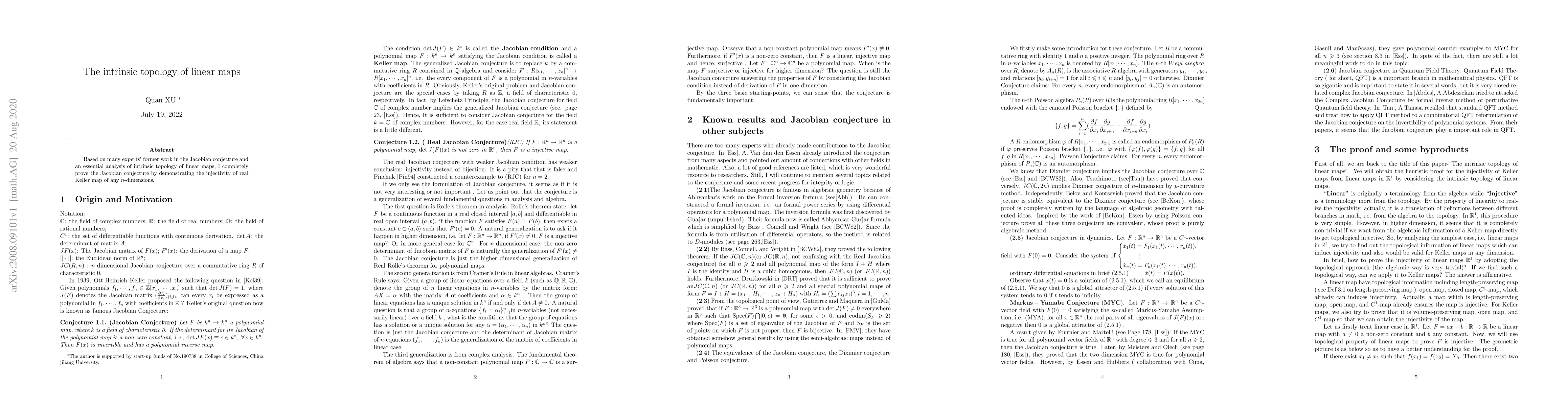 Thumbnail for The intrinsic topology of linear maps
