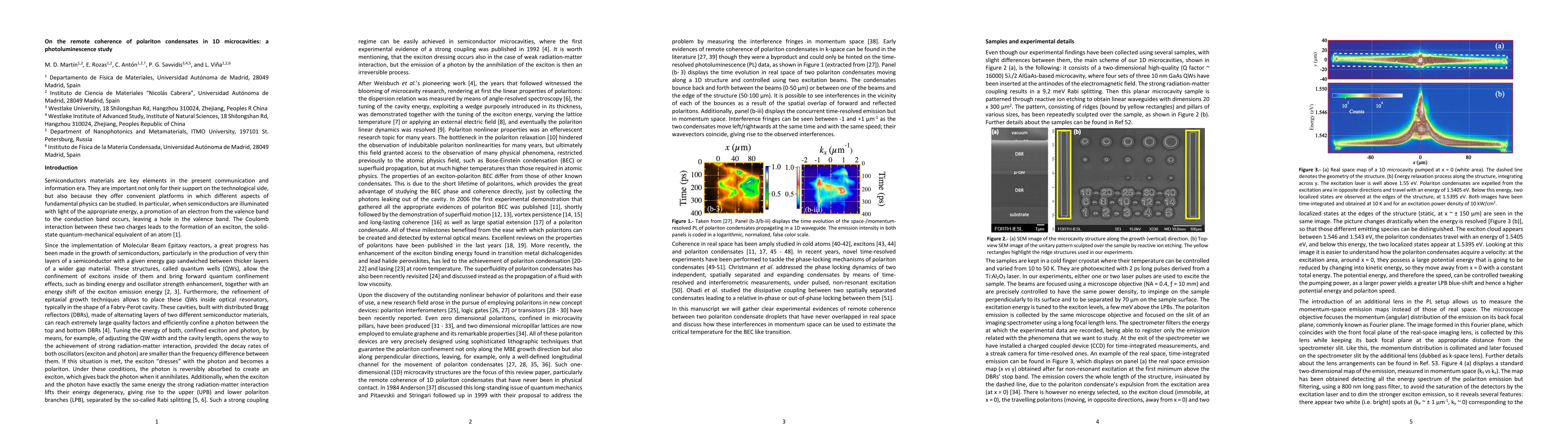 Thumbnail for On the remote coherence of polariton condensates in 1D microcavities: a
  photoluminescence study