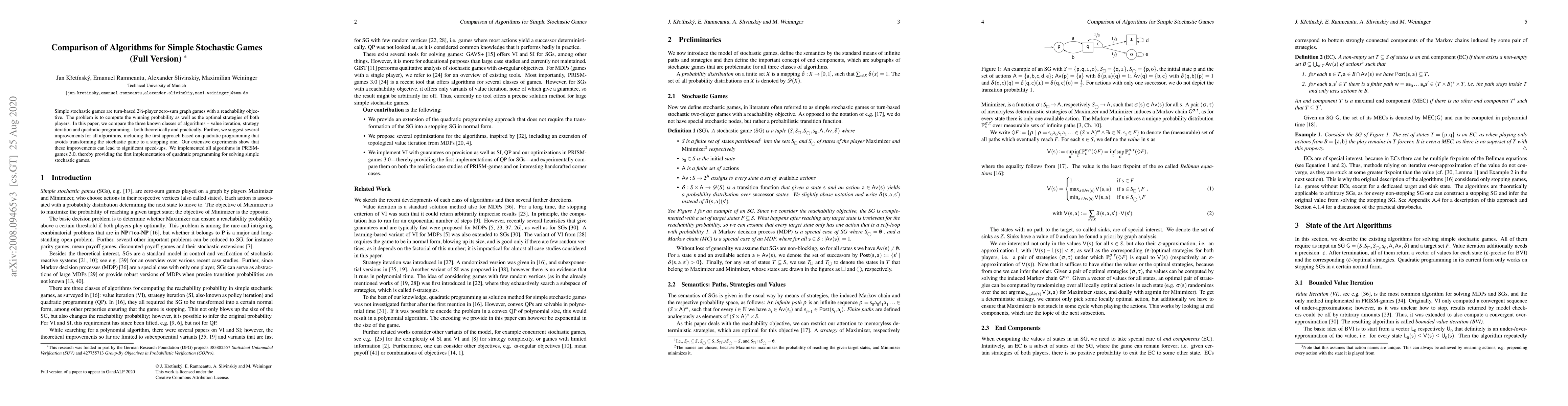 Thumbnail for Comparison of Algorithms for Simple Stochastic Games (Full Version)