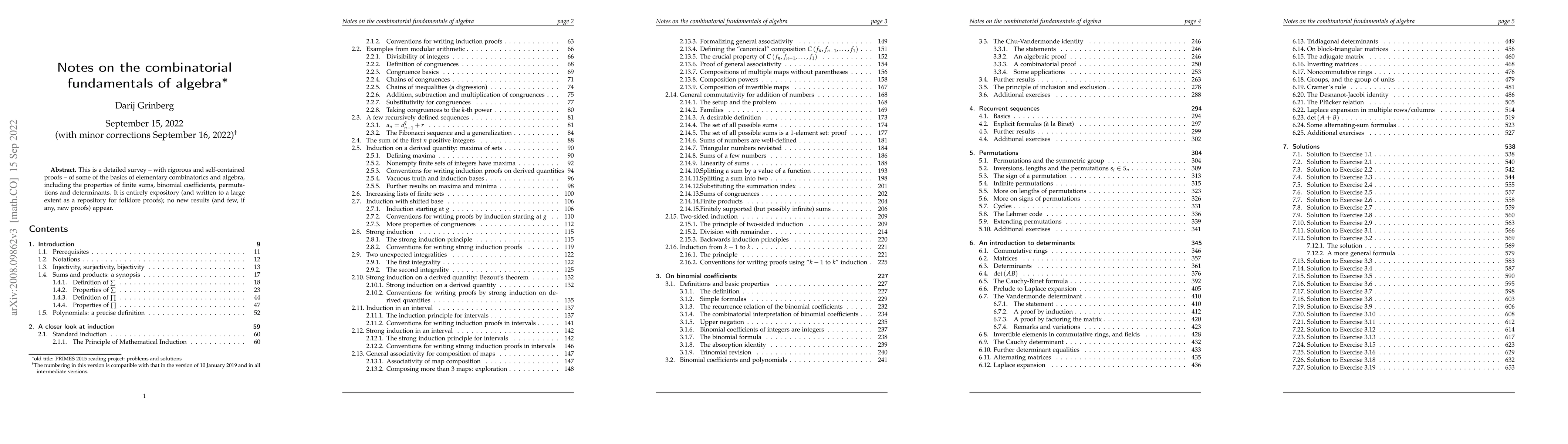 Thumbnail for Notes on the combinatorial fundamentals of algebra