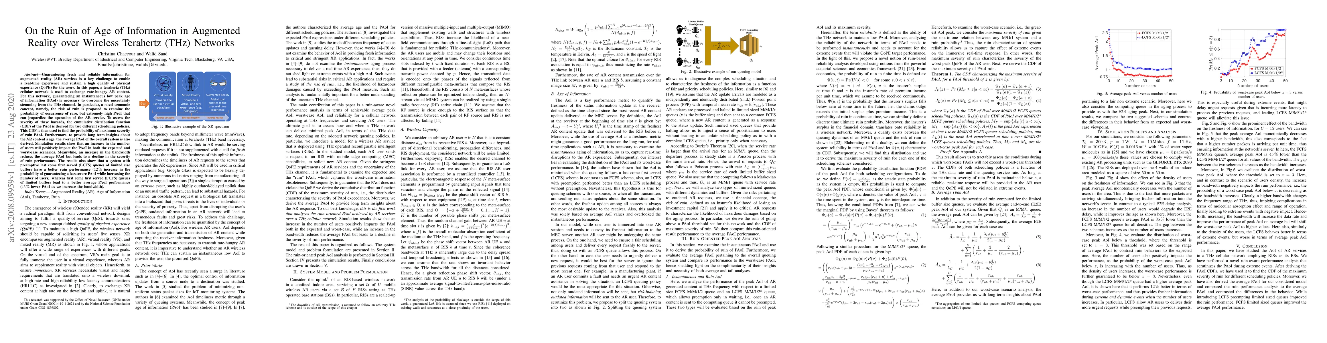 Thumbnail for On the Ruin of Age of Information in Augmented Reality over Wireless
  Terahertz (THz) Networks
