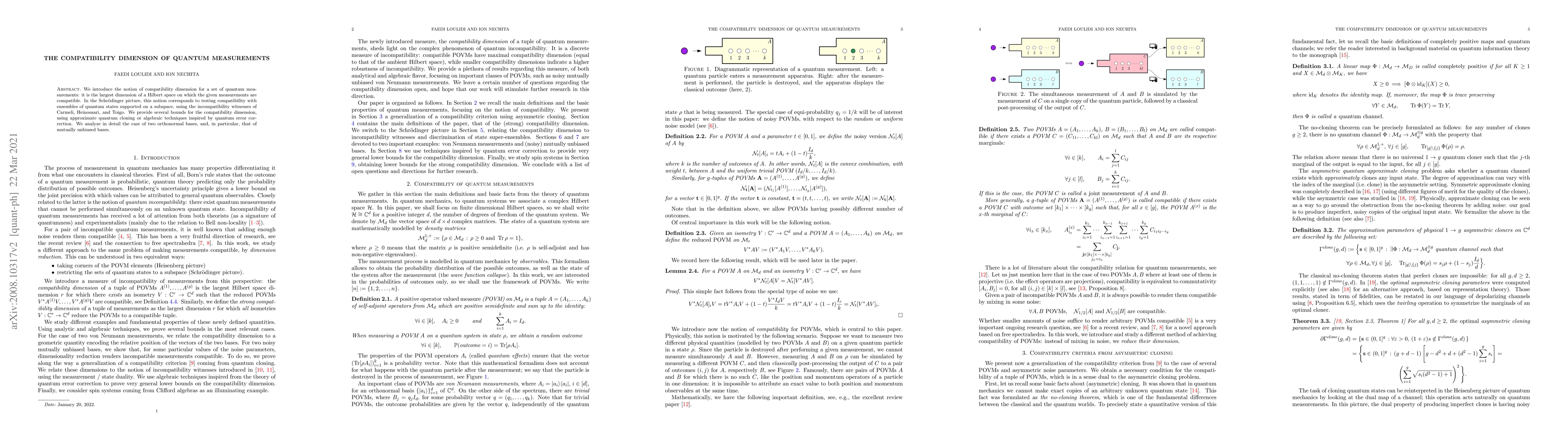 Thumbnail for The compatibility dimension of quantum measurements