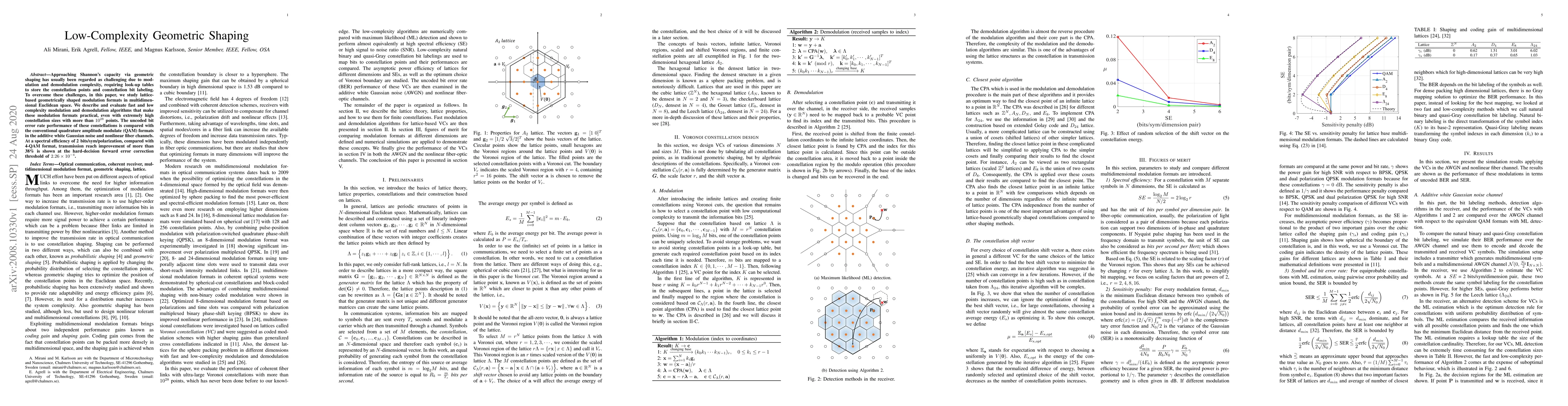 Thumbnail for Low-Complexity Geometric Shaping