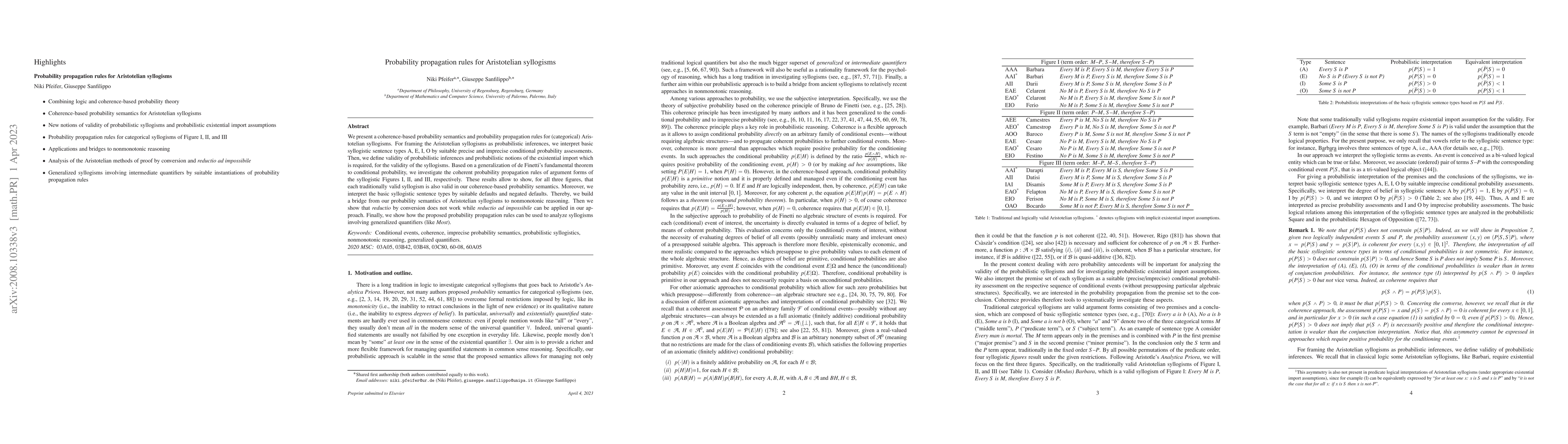 Thumbnail for Probability propagation rules for Aristotelian syllogisms