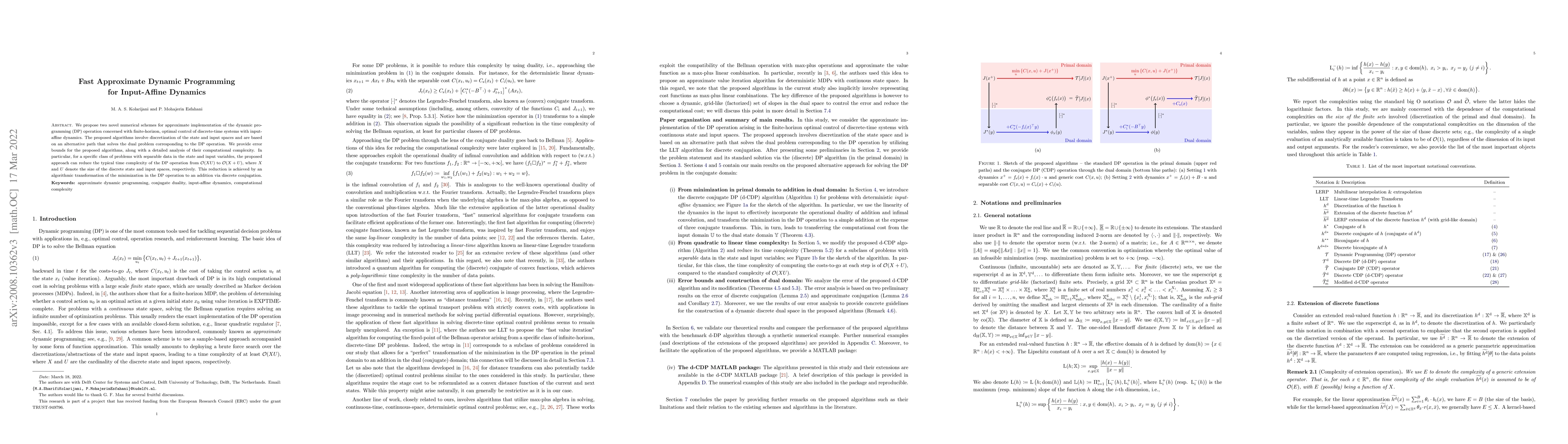 Thumbnail for Fast Approximate Dynamic Programming for Input-Affine Dynamics