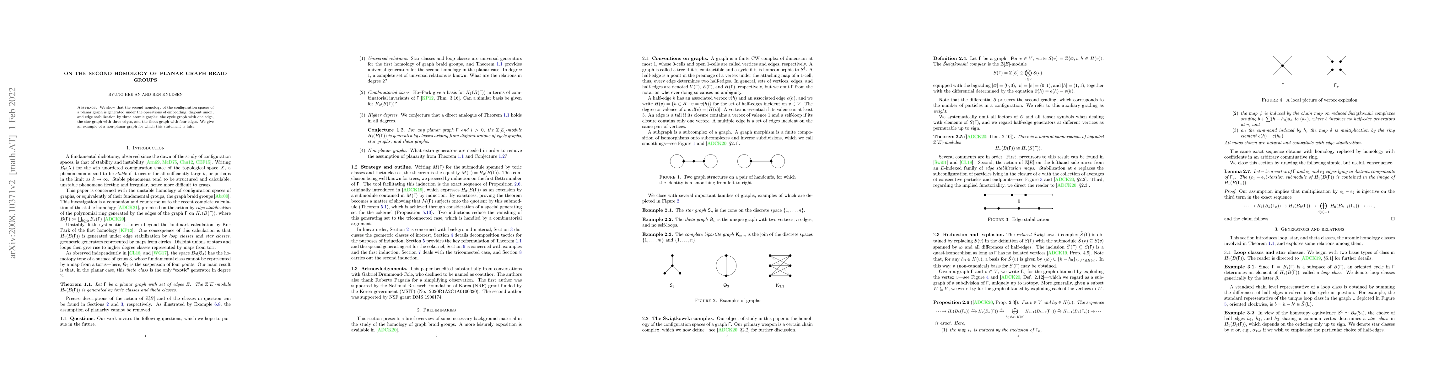 Thumbnail for On the second homology of planar graph braid groups