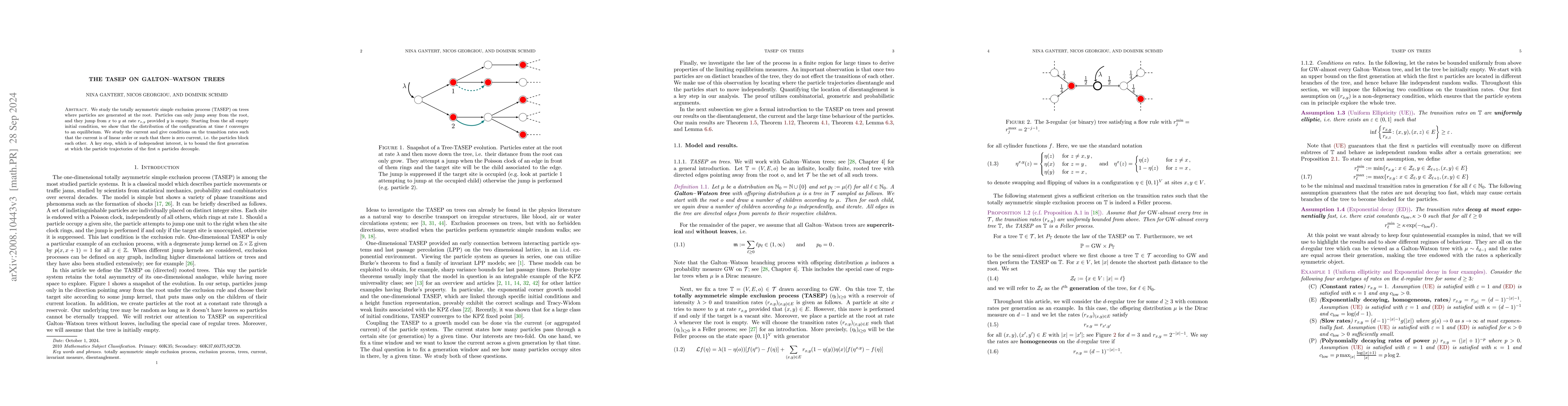 Thumbnail for The TASEP on Galton-Watson trees