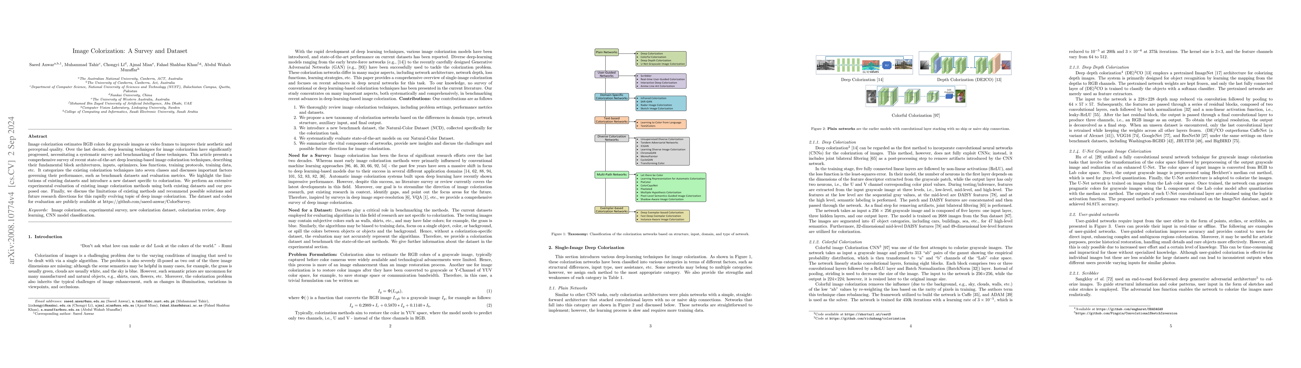Thumbnail for Image Colorization: A Survey and Dataset