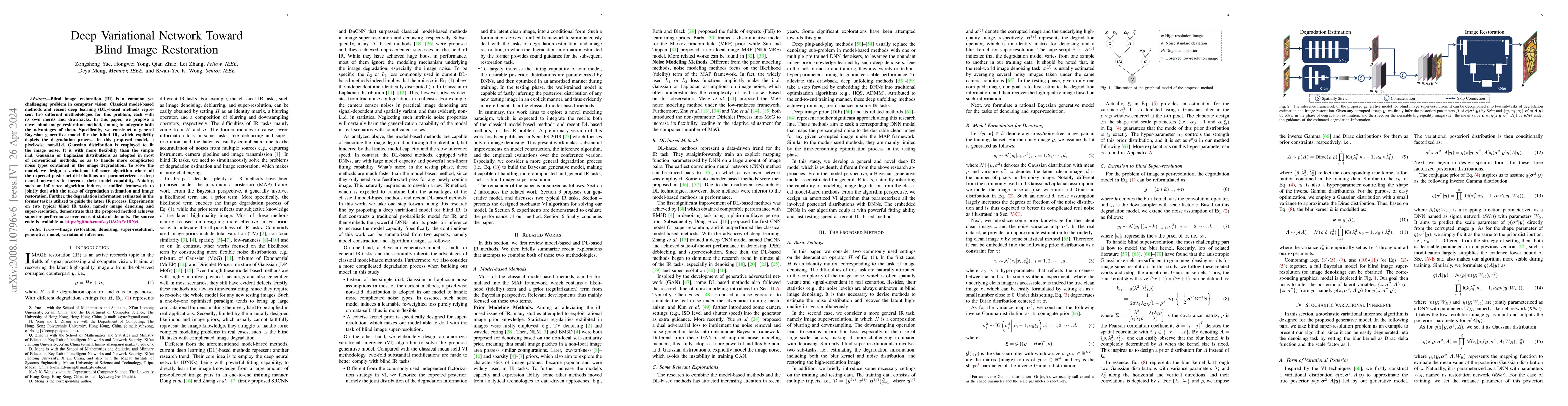 Thumbnail for Deep Variational Network Toward Blind Image Restoration