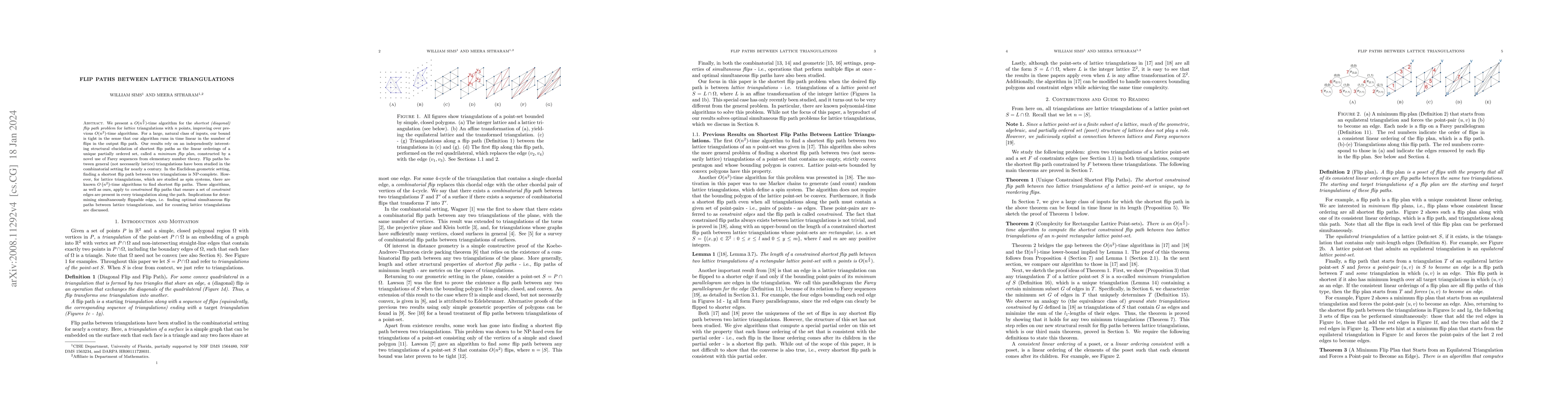 Thumbnail for Flip Paths Between Lattice Triangulations