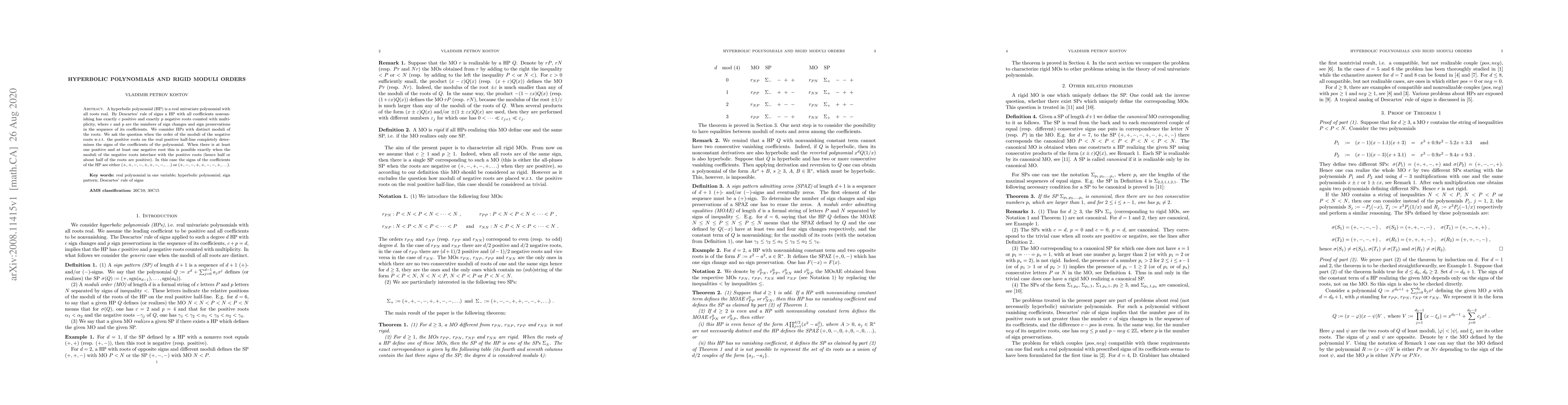 Thumbnail for Hyperbolic polynomials and rigid moduli orders