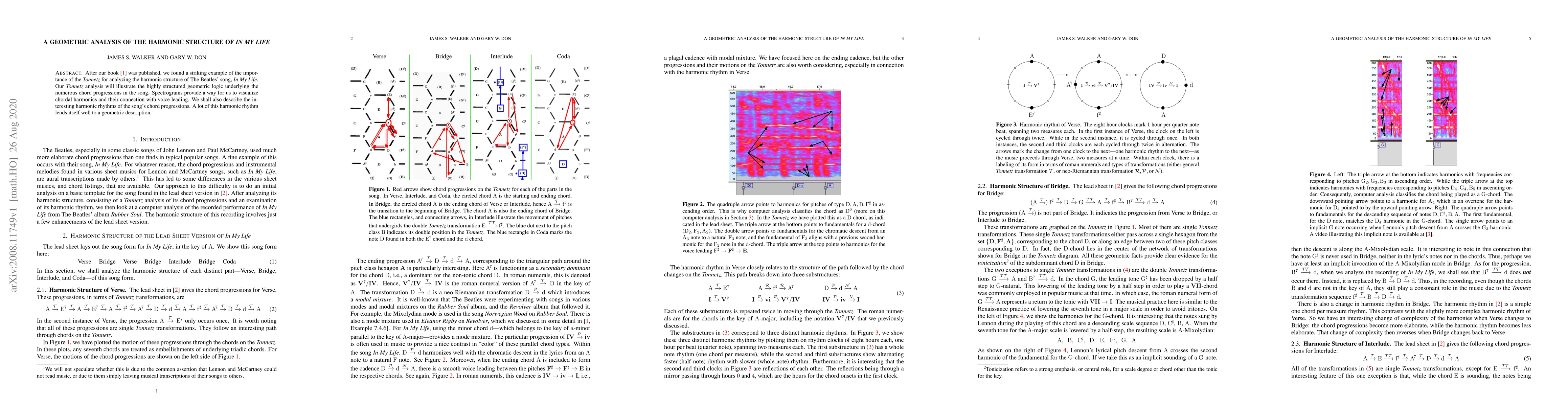 Thumbnail for A Geometric Analysis Of The Harmonic Structure of "In My Life"
