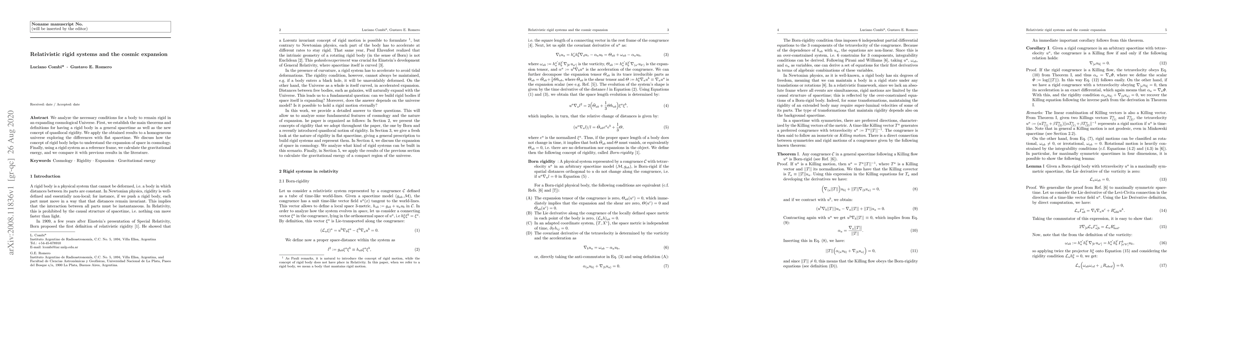 Thumbnail for Relativistic rigid systems and the cosmic expansion