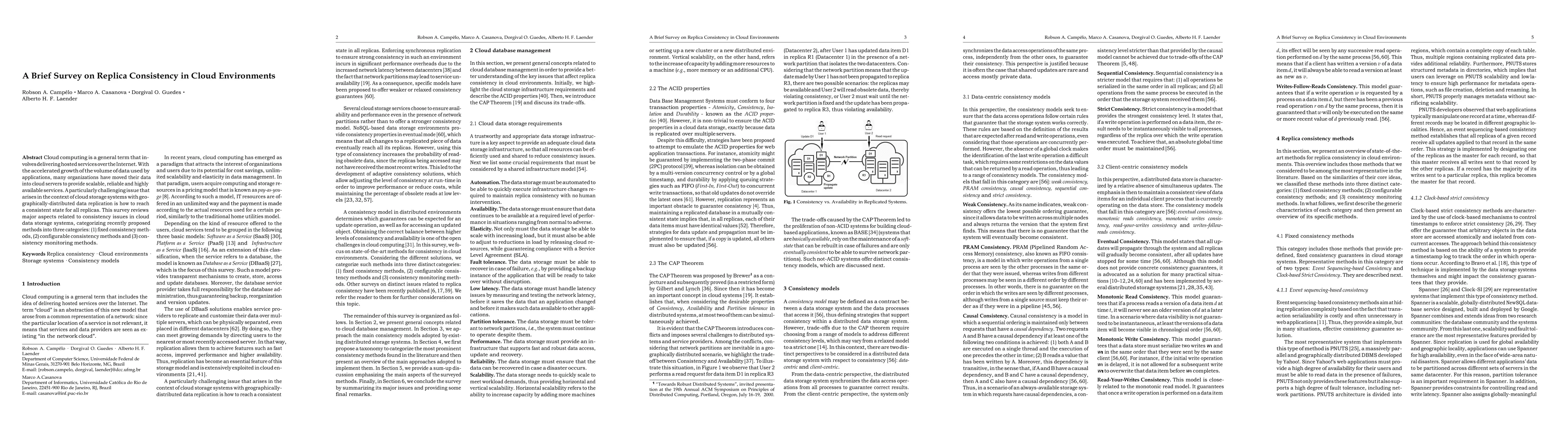 Thumbnail for A Brief Survey on Replica Consistency in Cloud Environments