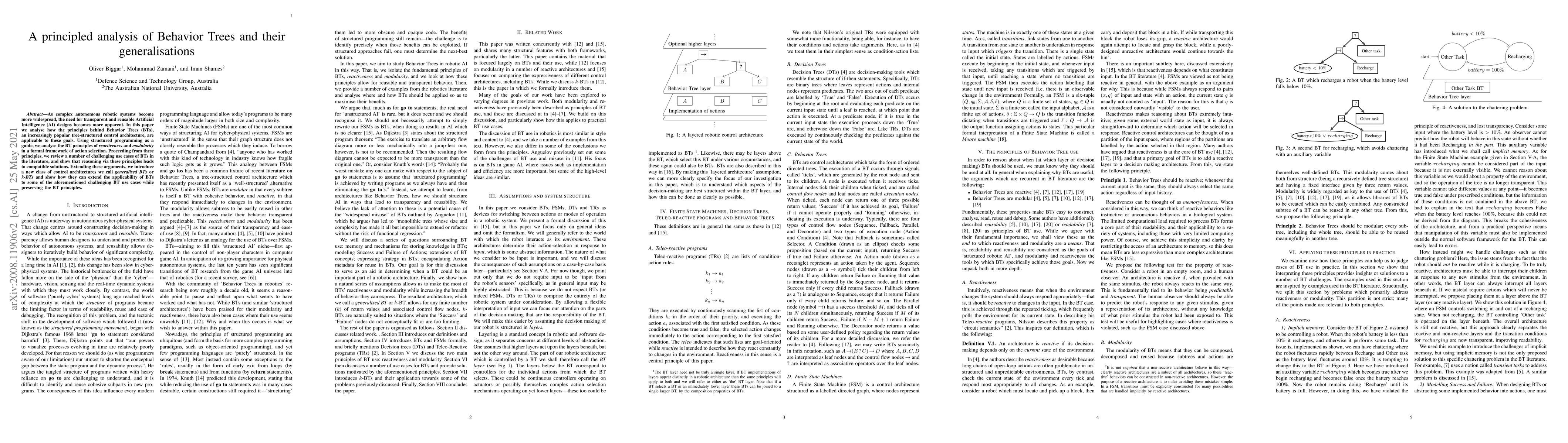 Thumbnail for A principled analysis of Behavior Trees and their generalisations
