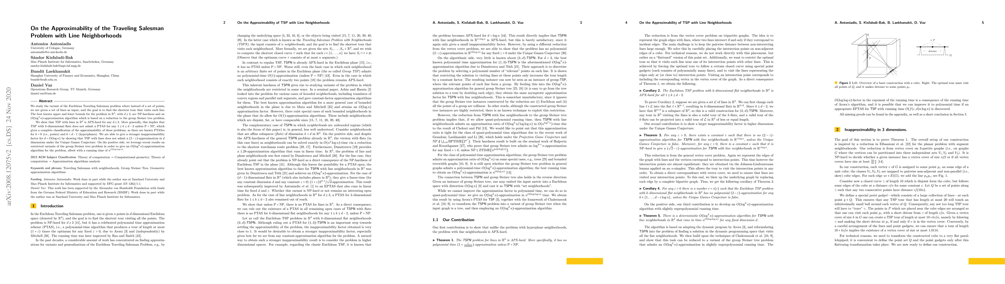Thumbnail for On the Approximability of the Traveling Salesman Problem with Line
  Neighborhoods