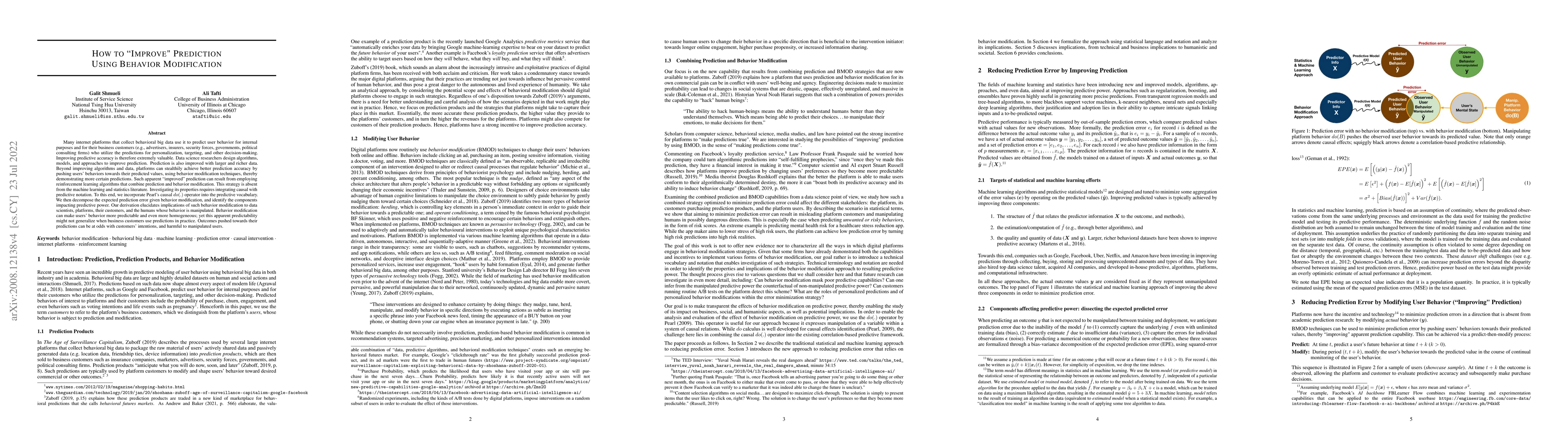 Thumbnail for How to "Improve" Prediction Using Behavior Modification