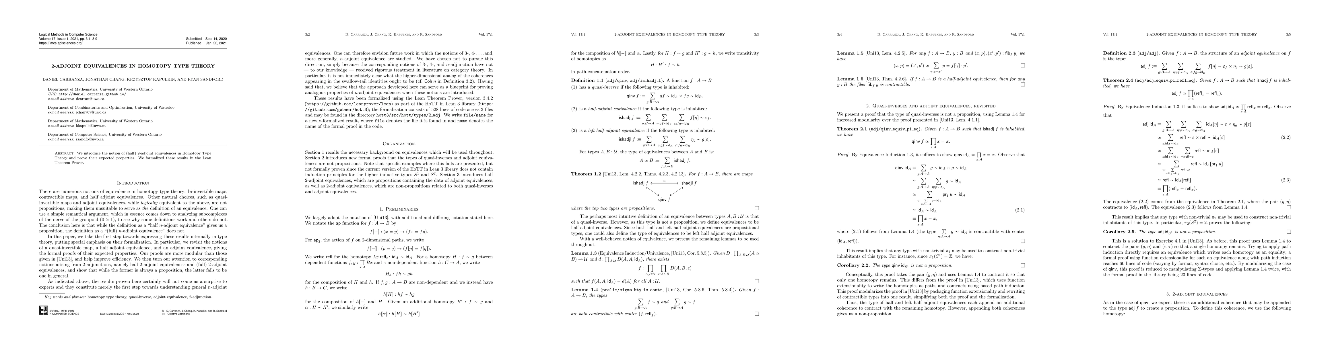 Thumbnail for 2-adjoint equivalences in homotopy type theory