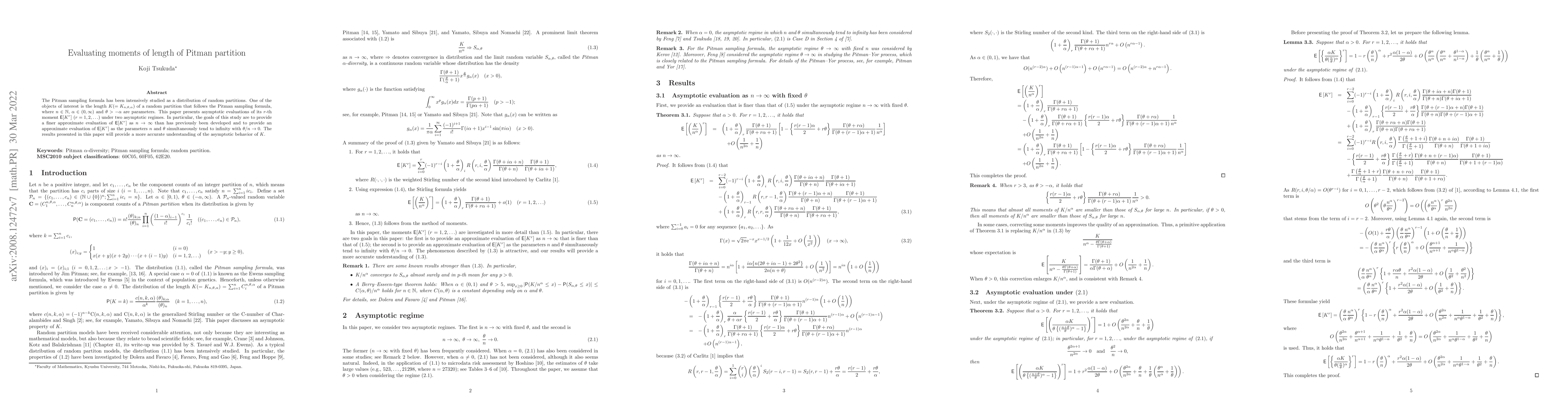 Thumbnail for Evaluating moments of length of Pitman partition