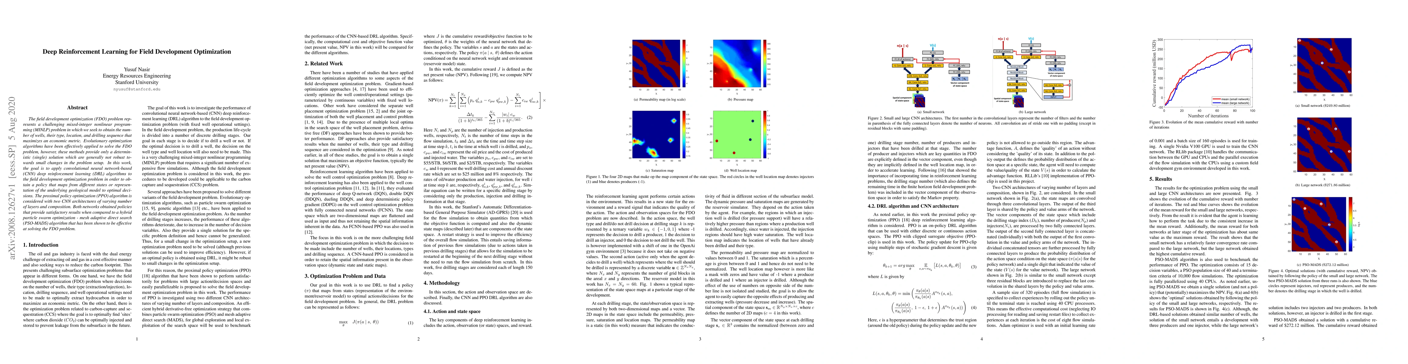 Thumbnail for Deep Reinforcement Learning for Field Development Optimization