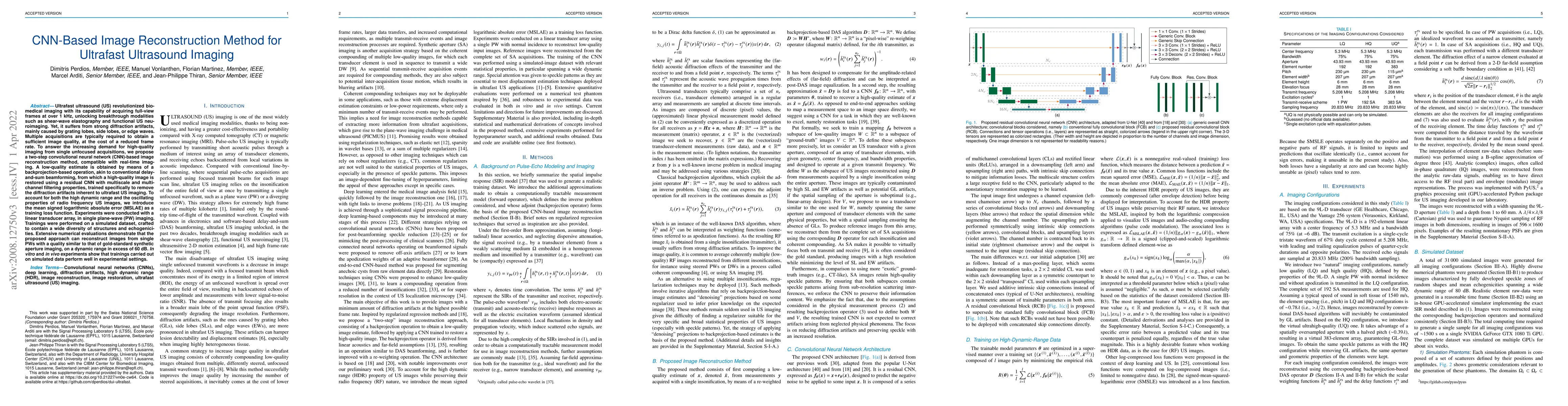 Thumbnail for CNN-Based Image Reconstruction Method for Ultrafast Ultrasound Imaging