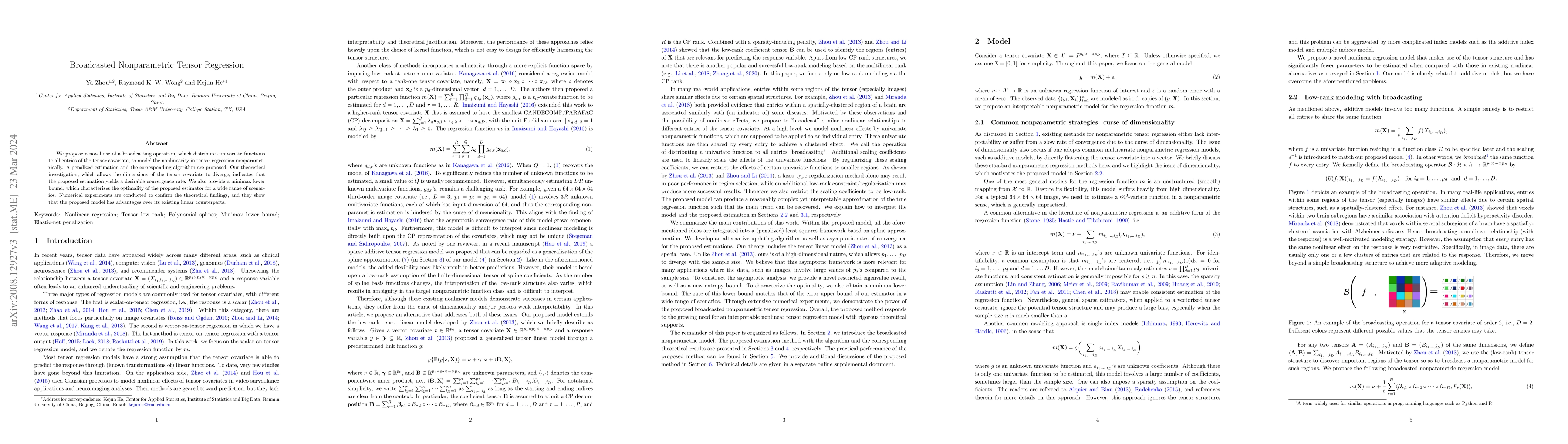 Thumbnail for Broadcasted Nonparametric Tensor Regression