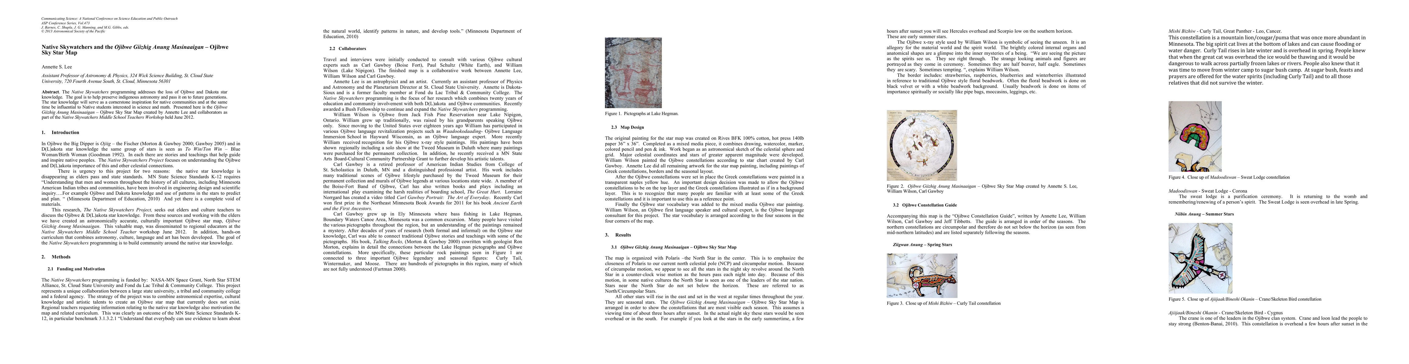 Thumbnail for Native Skywatchers and the Ojibwe Giizhig Anung Masinaaigan-Ojibwe Sky
  Star Map