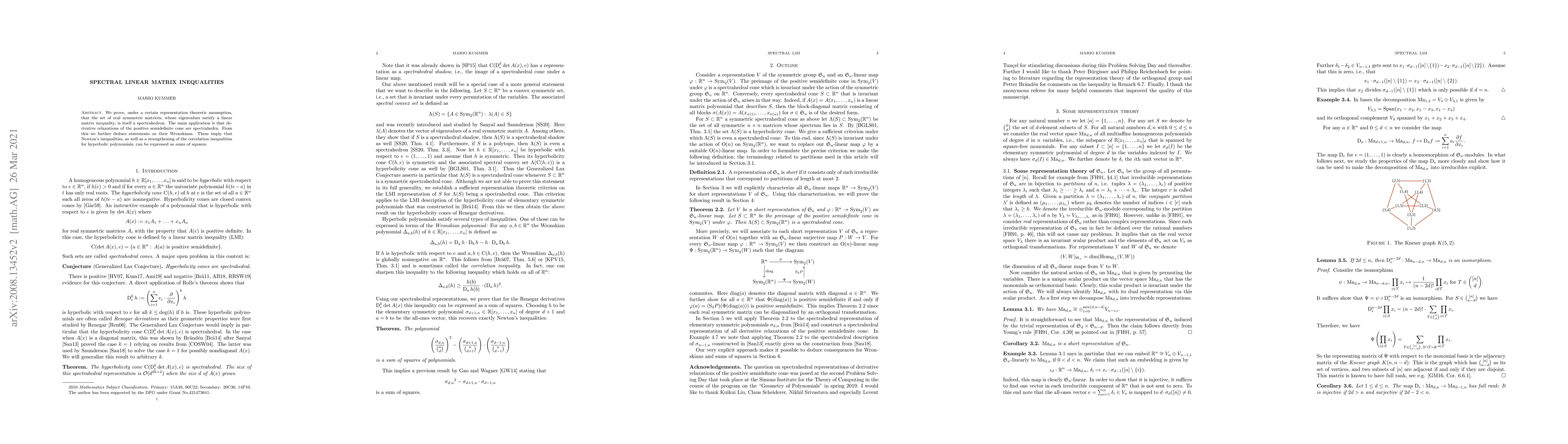 Thumbnail for Spectral linear matrix inequalities
