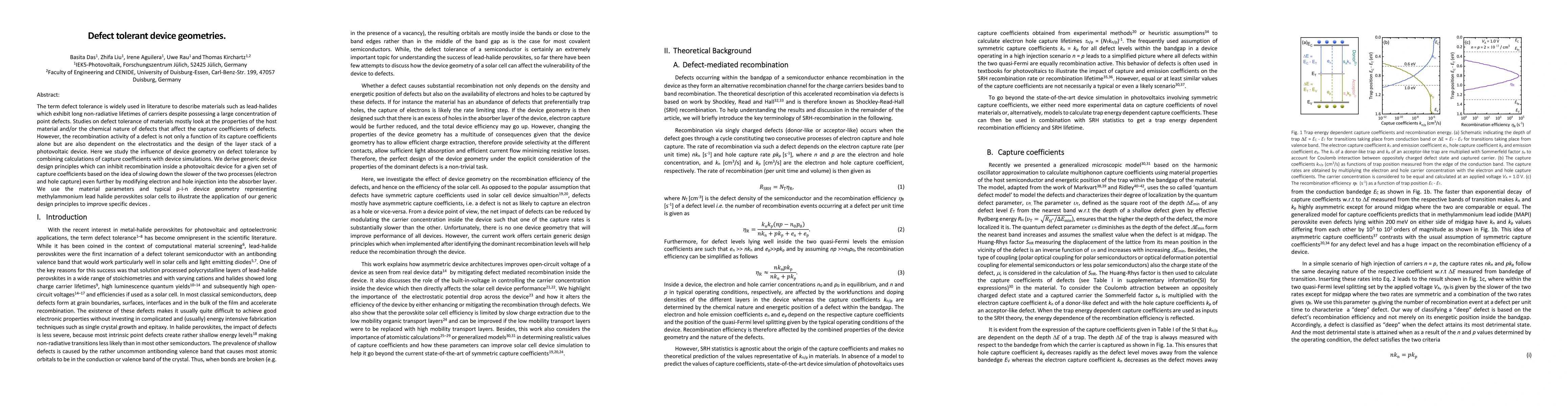Thumbnail for Defect tolerant device geometries