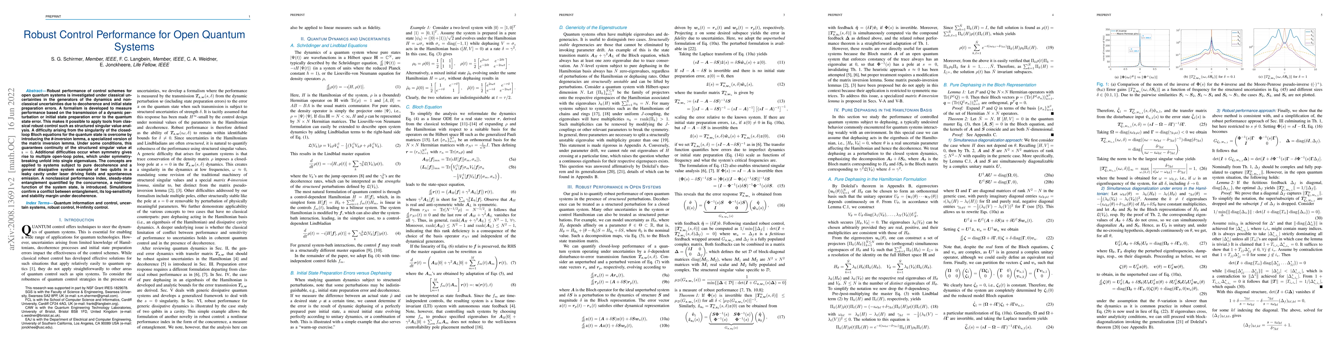 Thumbnail for Robust Control Performance for Open Quantum Systems