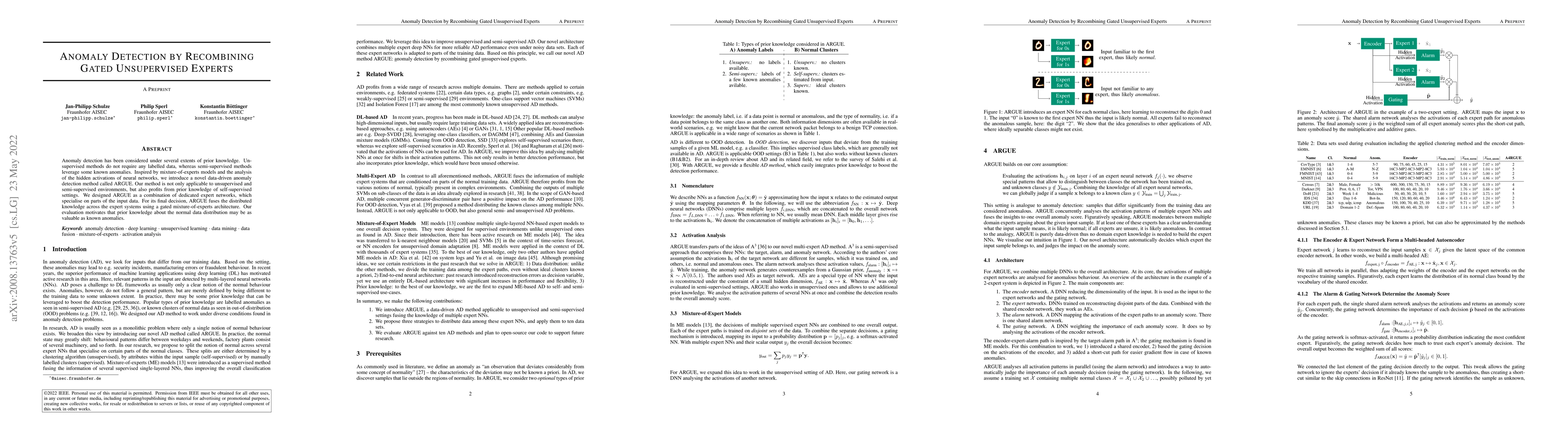 Thumbnail for Anomaly Detection by Recombining Gated Unsupervised Experts