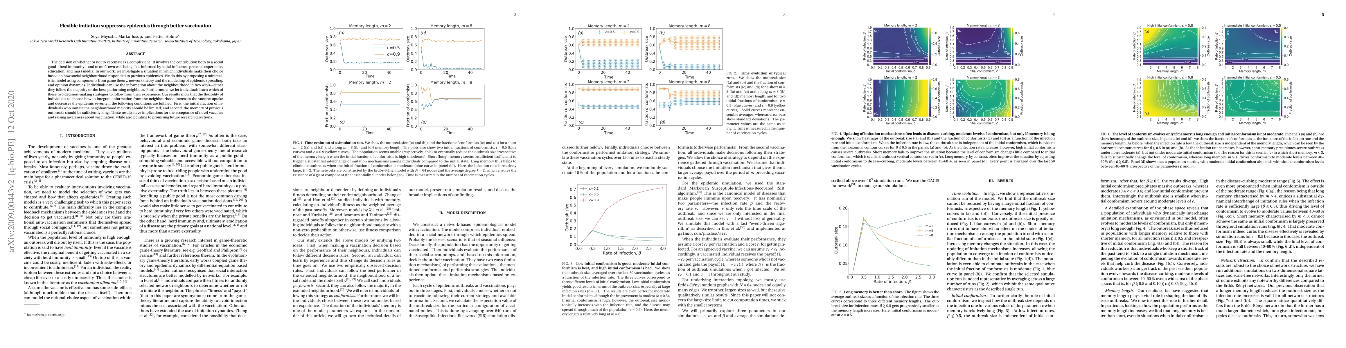 Thumbnail for Flexible imitation suppresses epidemics through better vaccination