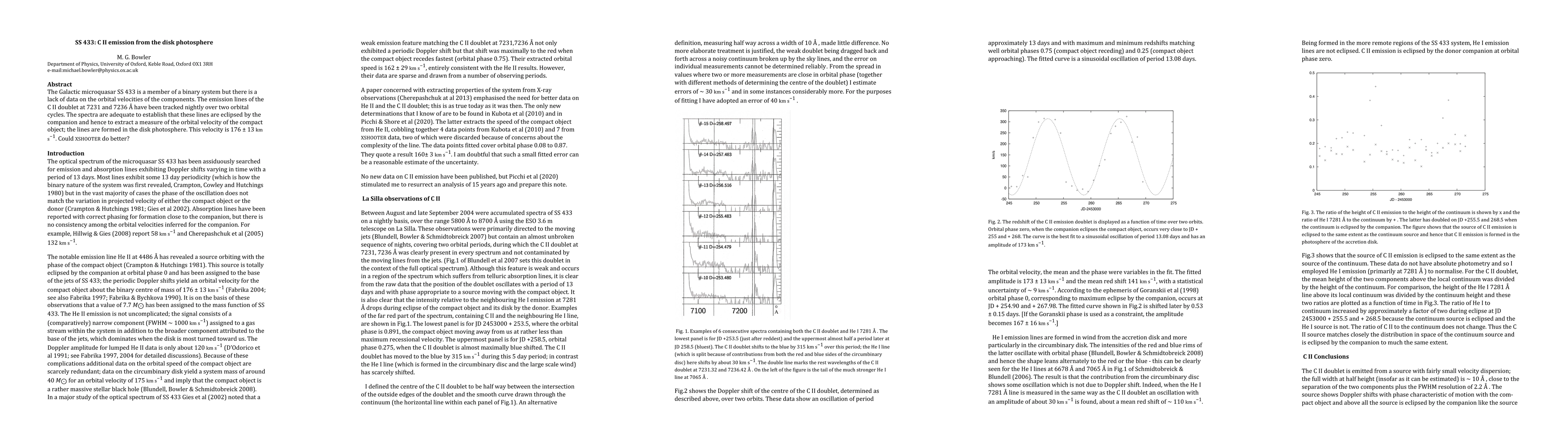 Thumbnail for SS 433: C II emission from the disk photosphere