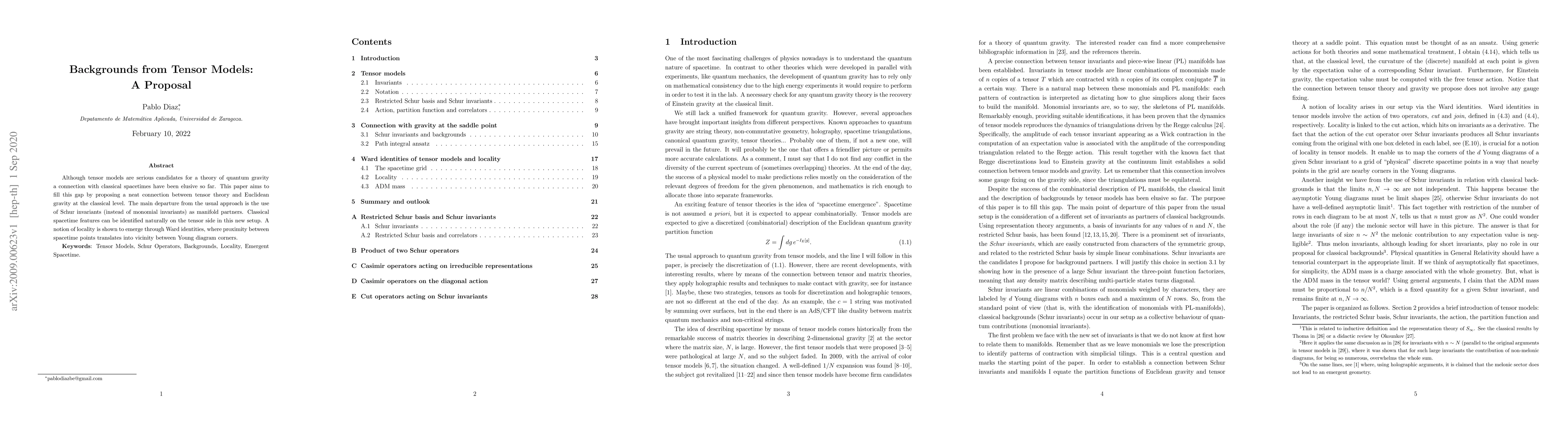 Thumbnail for Backgrounds from Tensor Models: A Proposal