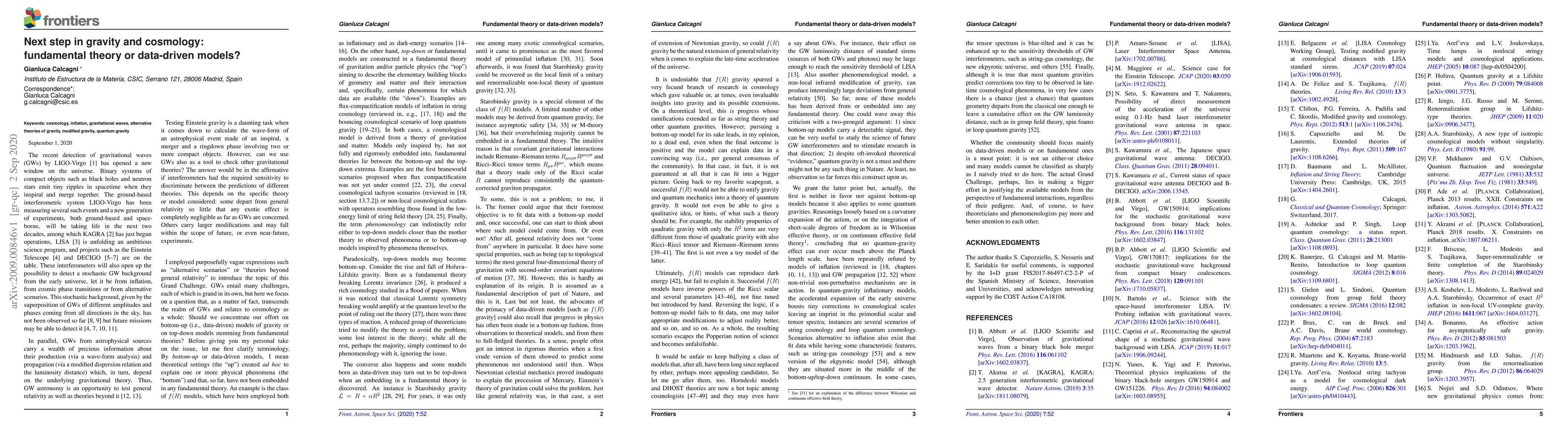 Thumbnail for Next step in gravity and cosmology: fundamental theory or data-driven
  models?